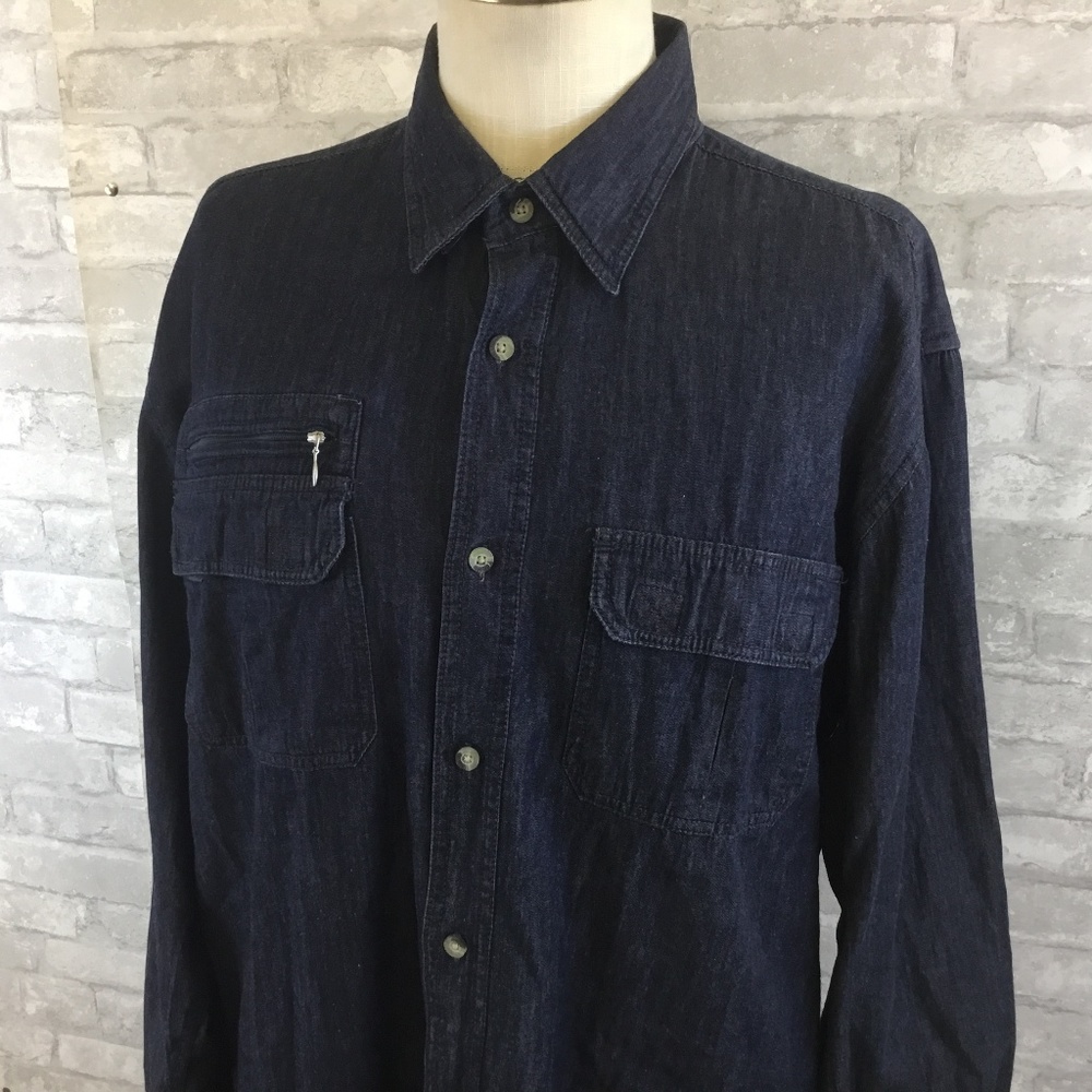 Reel Legends Mens Shirt Large Long Sleeve